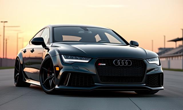 After tuning Audi RS7