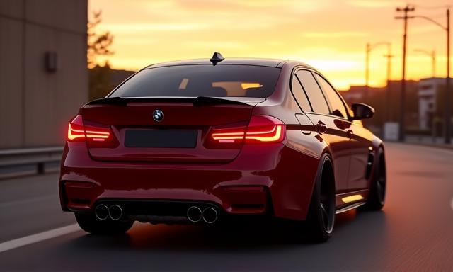 After tuning BMW F80 M3