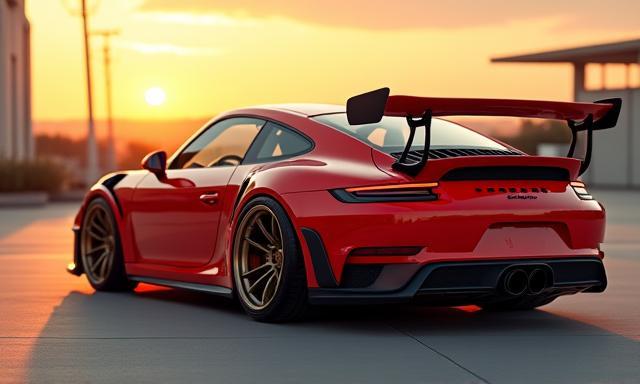 After tuning Porsche 991.2